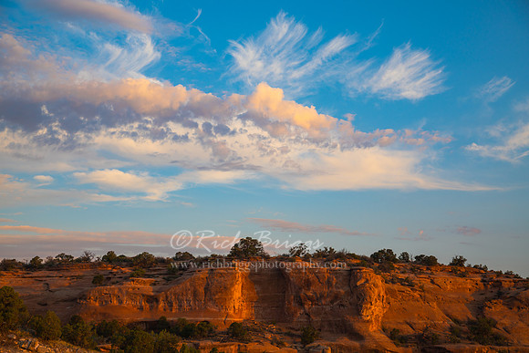 Clouds over the Colorado National Monument
