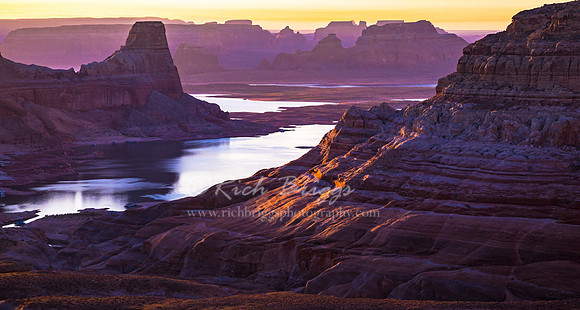 Sunrise at the Glen Canyon National Recreation Area