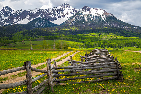 Spring Time on Last Dollar Road in Colorado