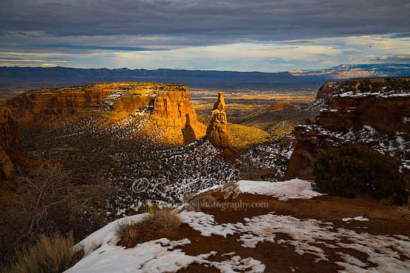 Winter in the Colorado National Monumebnt