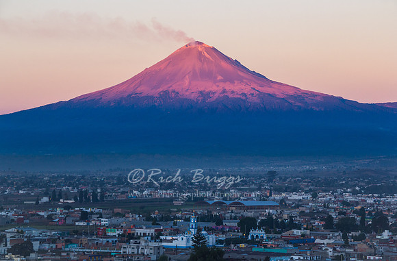 Cholula and Popocatepetl