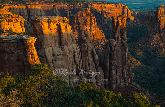 Sunrise Light Touching the Rock