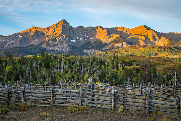 My favorite corral at the Foot of the San Juan Mountains